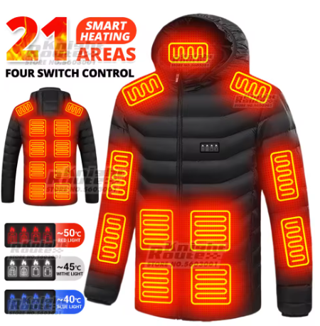 21 Areas Heated Jacket Winter