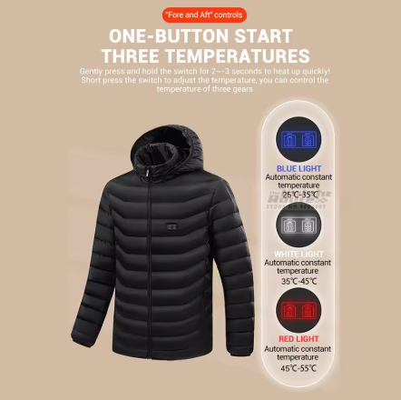 21 Areas Heated Jacket Winter